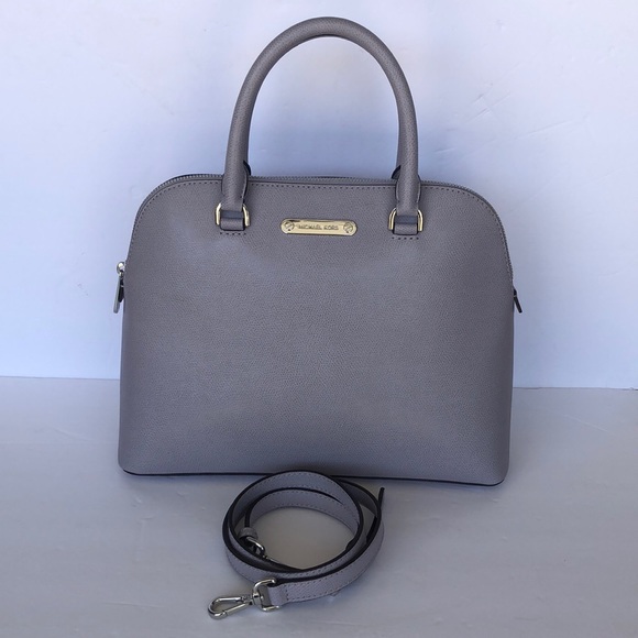 MICHAEL Michael Kors Handbags - MICHAEL Michael Kors Cindy LG Dome Satchel Leather